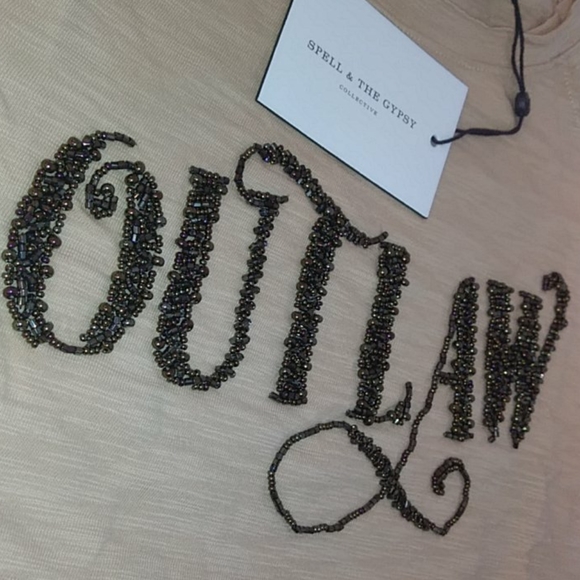 Outlaw Sloppy Joe Sweater Honey S Spell Designs Pullover Tee - Picture 15 of 16